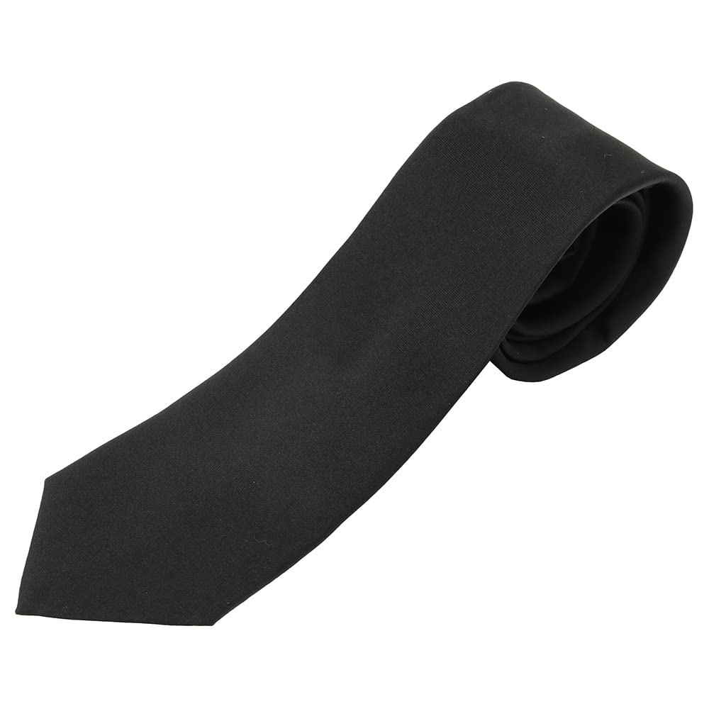 [Celeste Loto] Brand Necktie, Black Necktie, for Formal Occasions (FuneralsMemorial ServicesMourning)