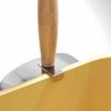 2 in 1 Cat Litter Scoop Stainless Steel Wood Handle Cat Poop Sifting Tool Hollow Out Comfortable Grip Pet Waste Shovel