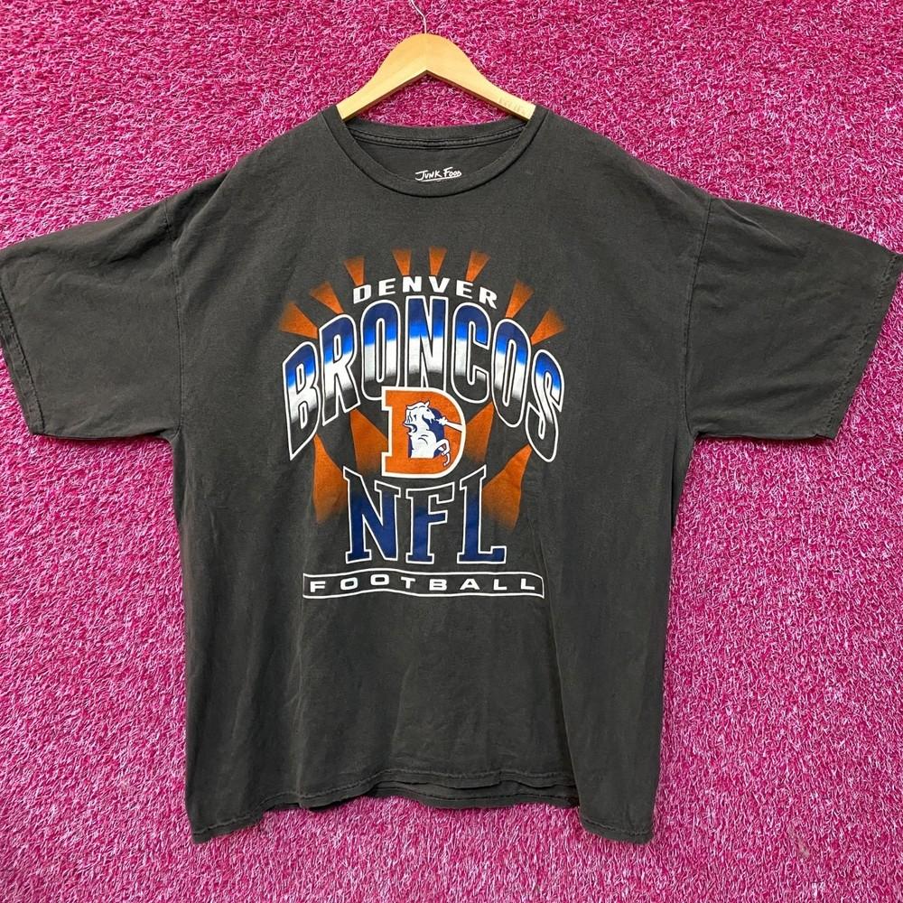Junk Food Clothing NFL Denver Broncos Graphic TShirt  XL Unisex T-Shirt M