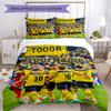 Borussia Dortmund Customize Your Name Bedding Set Breathable Duvet Cover with Pillowcases Home Decoration Birthday Gift
