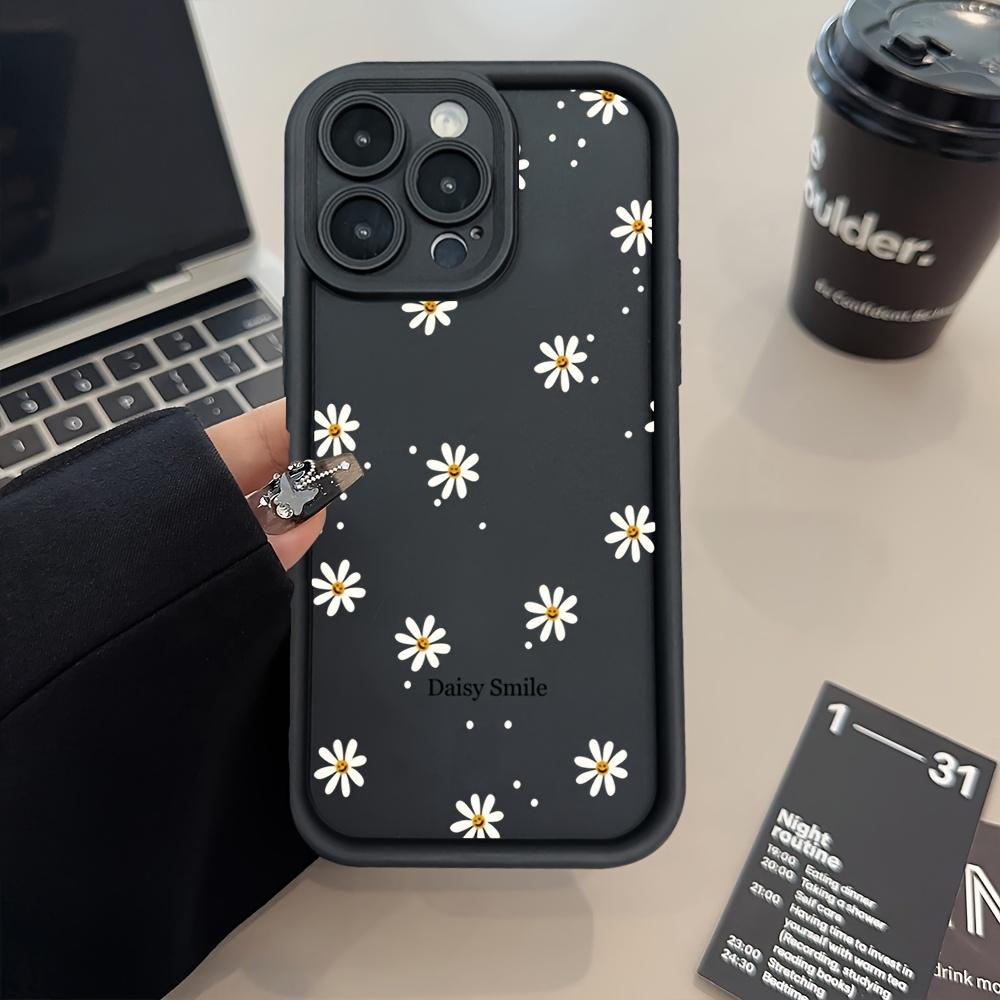 Summer Daisy Flowers Aesthetic Phone Case For iPhone 17 Pro Max Cover iPhone 16 Pro 15 14 13 12 Pro Max Japan Kawaii Girl Soft Cover