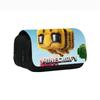 Minecraft Film Steve Henry Bedruckte Doppellagige Schüler-Schreibwarentasche Für Schüler Und Bürogebrauch