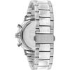 Tommy Hilfiger Herren Skelett Chronograph Quarz Uhr Blaues Zifferblatt Silbernes Gehäuse Silbernes Edelstahlarmband 1710569