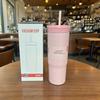 Insulated Steel Stainless Travel Mug With Drinking Straw For Home And Car Use