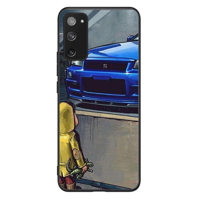Boy See Sports Car Jdm Drift Handyhülle für Samsung Galaxy S8 S9 S9plus S10e S10 5g S20plus S21plus S21ultra Note10