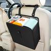 Hanging Car Garbage Can Wear-resistant Oxford Cloth Vehicle Trash Bin for Car Interior Accessories