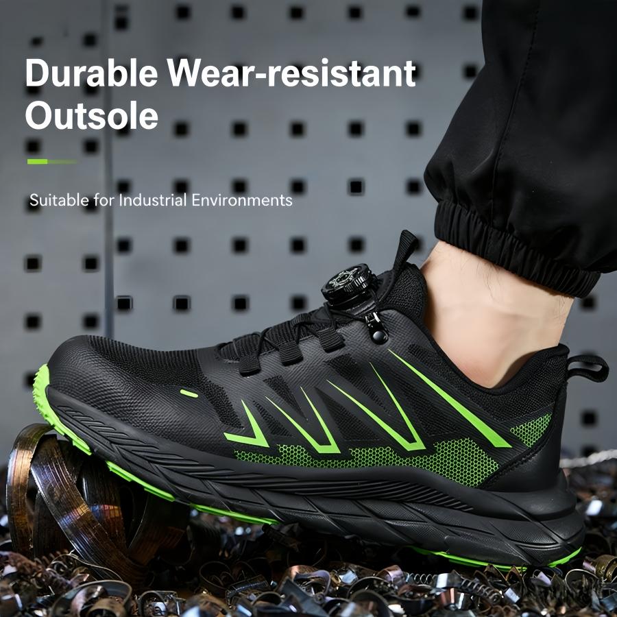 Unisex Steel Toe Safety Shoes For Men Women, Puncture-Proof & Smash-Resistant Breathable And Comfortable Work Shoes Fashionable