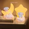 Good Night Puppy Night Light, Adorable Resin Figurine with Soft Glow And 3 Button Batteries for a Peaceful Sleep