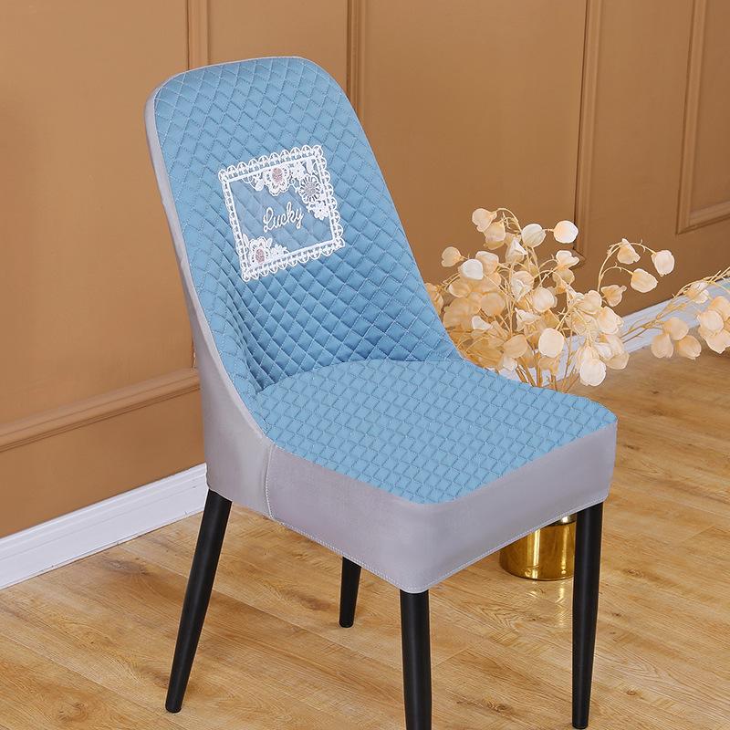

Curved Chair Cover Comfortable Elastic Full Coverage Stain-Resistant Chair Cover High Quality Wrinkle-Resistant Chair Protector 1 piece