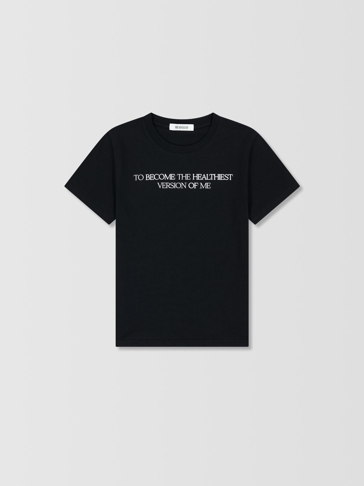 Read Read Healthyist Slim Fit Cotton T-Shirt_Black Free