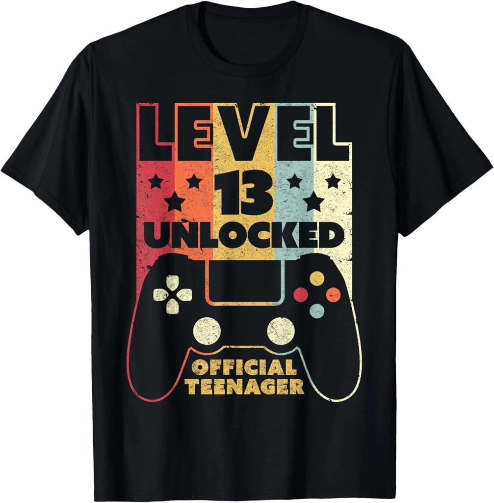 13th Birthday Shirt_ Level 13 Unlocked_ Official Teenager Gift Unisex T-Shirt