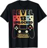 13th Birthday Shirt_ Level 13 Unlocked_ Official Teenager Gift Unisex T-Shirt
