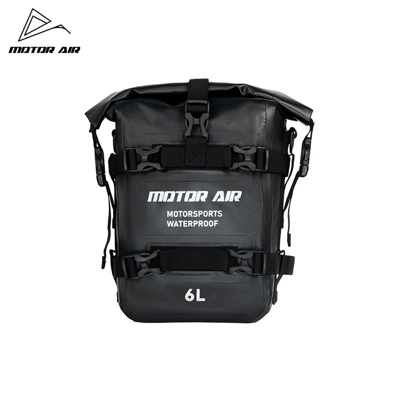 Motor Air Black Motorcycle Bag 6L Crash Bars Bumper Bag Multifunctional Waterproof Storage Tools Pack Riding Equipment Package