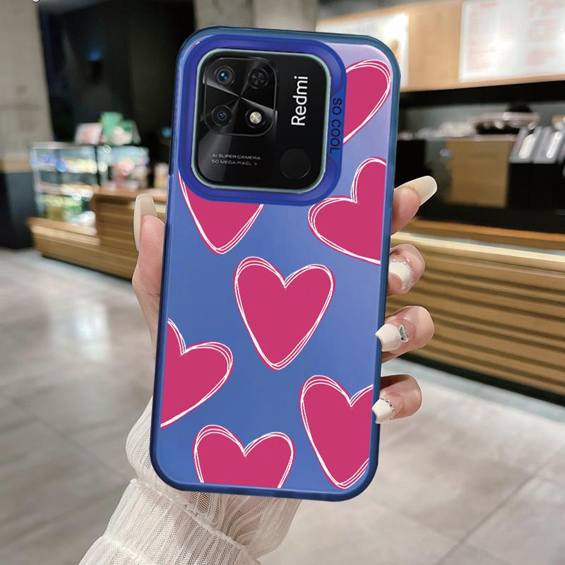 

For Redmi 10C 9A 9 10 4G Note 11 Pro 10 12 Phone Case Travel-Inspired Airplane Route Pattern Matte Hard Back Cover Funda Shell Redmi Note 11 Pro
