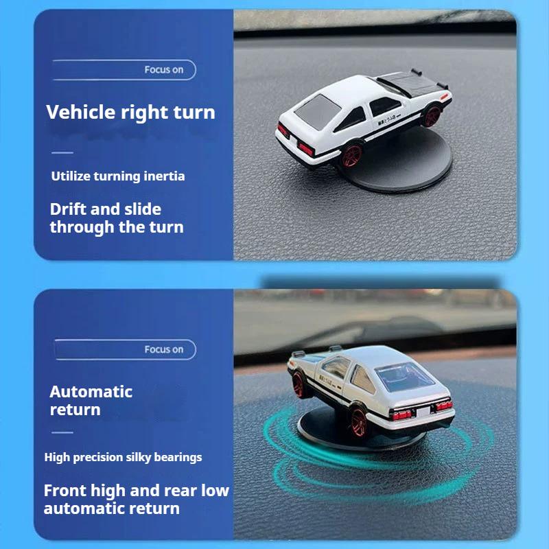 Auto Individualität Mittelkonsole Ornamente Sportwagen Drift Drehendes Auto Dekor Auto Armaturenbrett Drehendes Rennmodell Dekoration