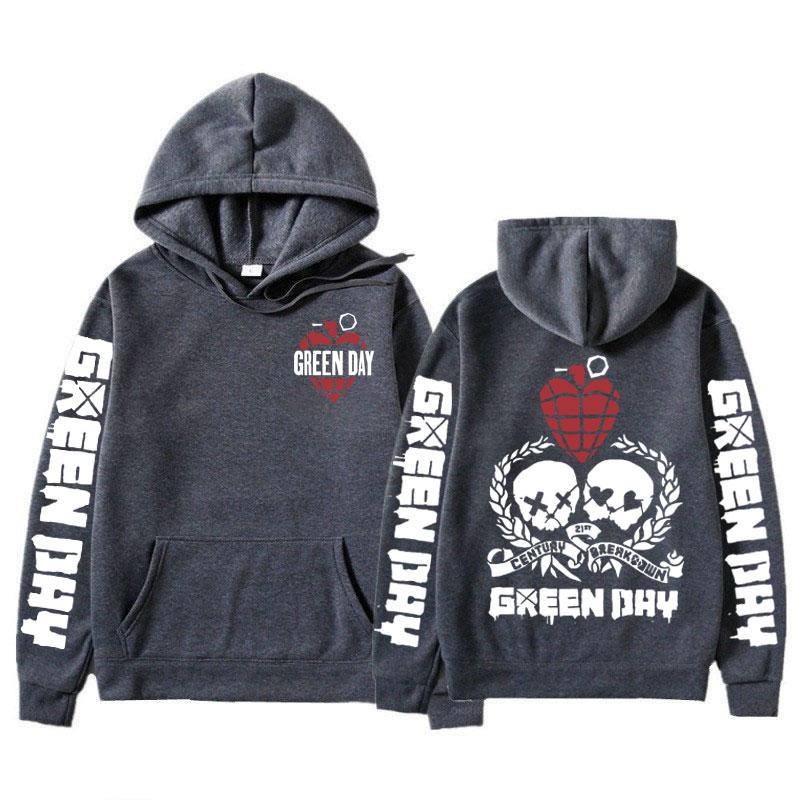 Rock Band Green Day Merch Hoodies Men Women High Quality Fashion Oversized Pullovers Harajuku Pop Sweatshirts Streetwear