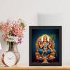 Hindu Religious Shiva and Maa Annapurna Devi Design Wall Art Painting Frame For Home Decoration