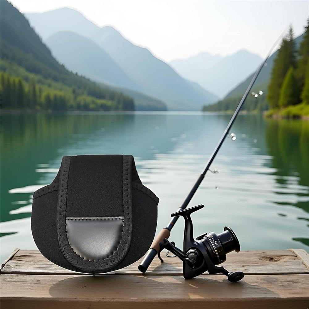 2Pcs Fishing Reel Bag Baitcasting Reel Cover Case Reel Protective Case Waterproof Baitcast Reel Protective Pouch