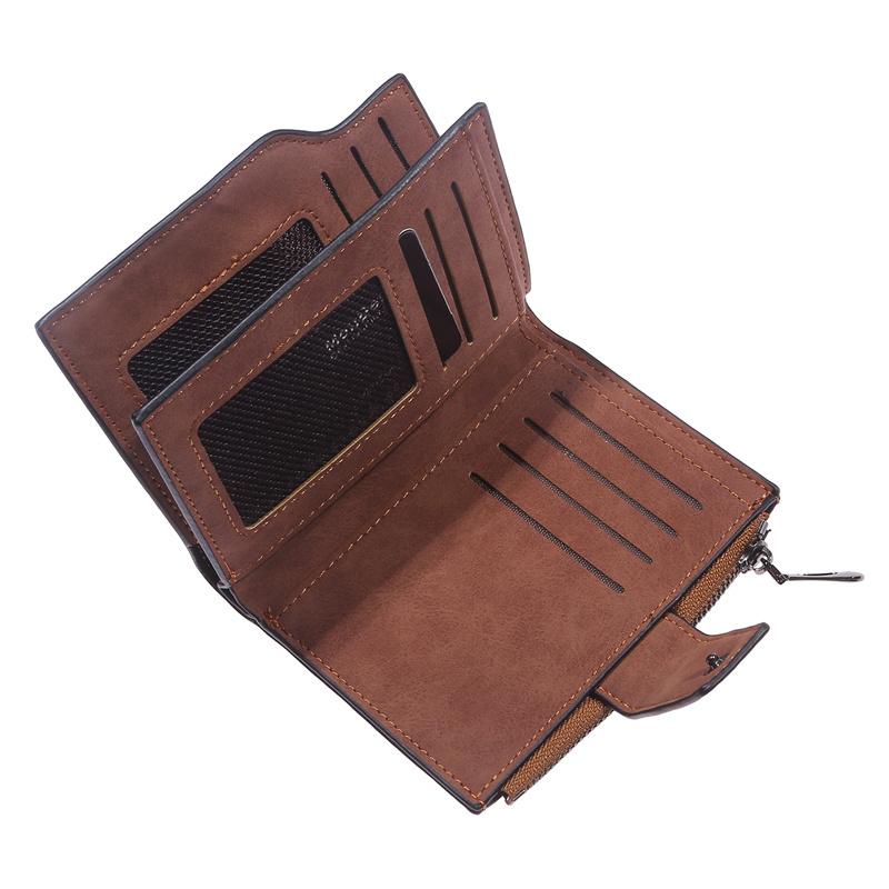 Portafoglio da donna con pochette Hasp corto Custodia da donna Mini Lady Carteira Femininas Portamonete Porta carte