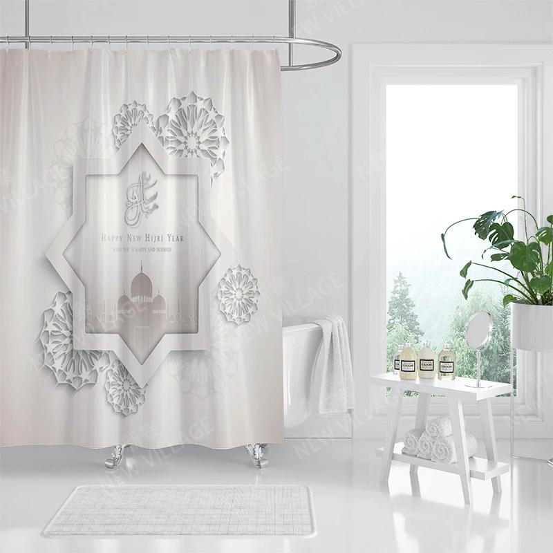 Home shower curtains for bathroom waterproof fabric bathroom Curtains castle Magic and Moon modern shower curtain180x200 240x200