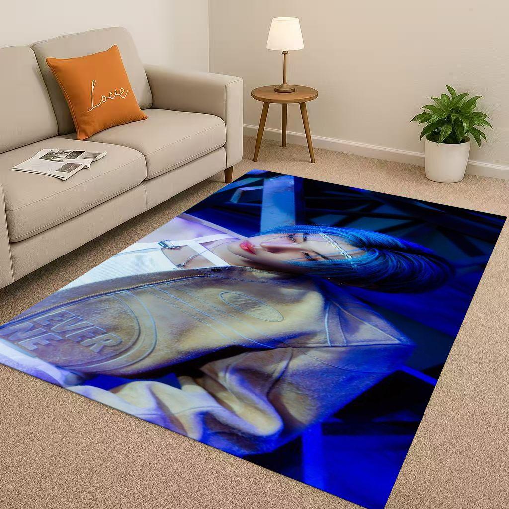 3D Kpop Felix Star Art living Room Non-Slip Area Rug Soft Carpet for Bedroom Playroom and Sofa,Easy Clean Home Decor Doormat