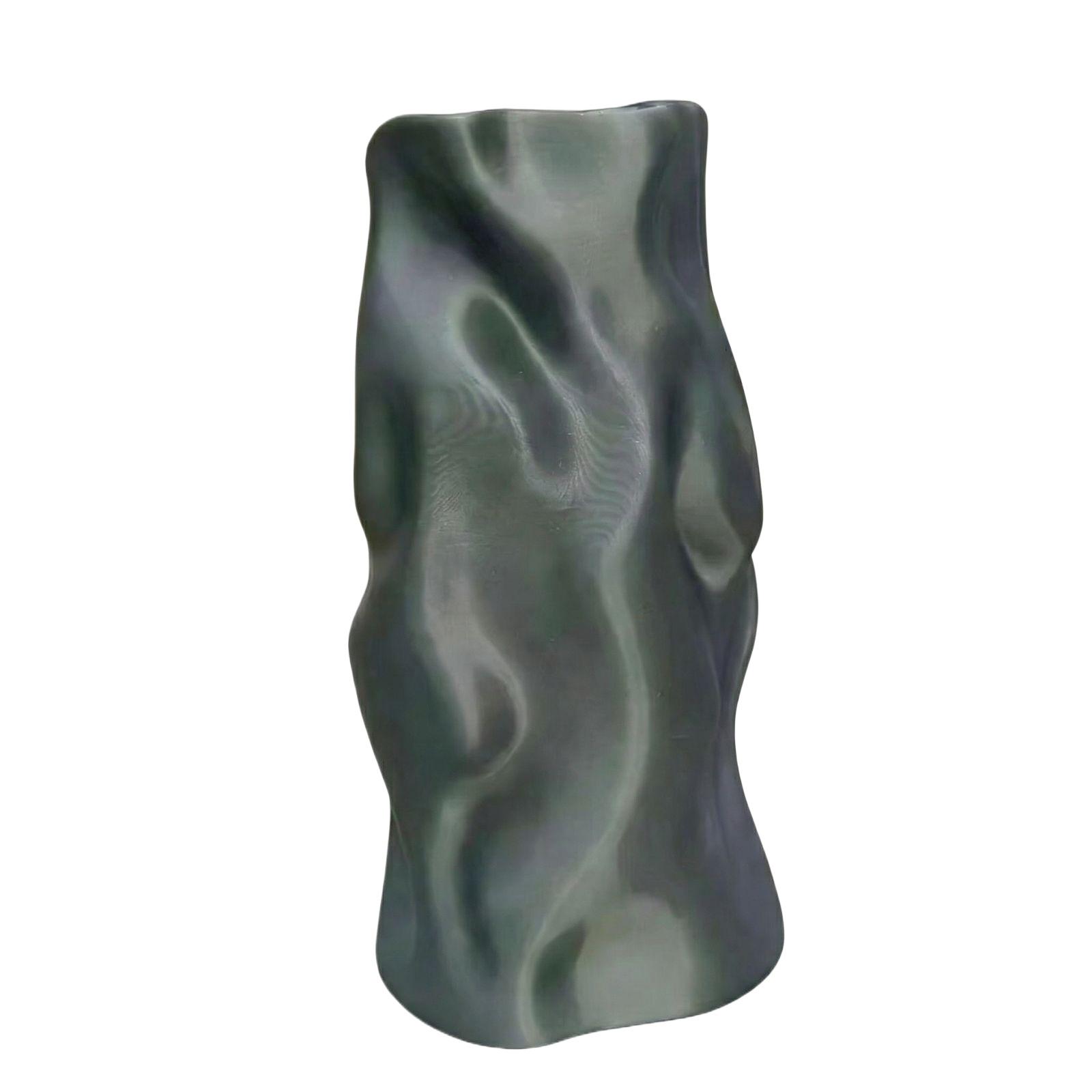 3D-печатная ваза с flowing sense art чёрный