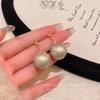 French light luxury large pearl earrings women's high sense elegant temperament stud earrings new Internet celebrity earrings