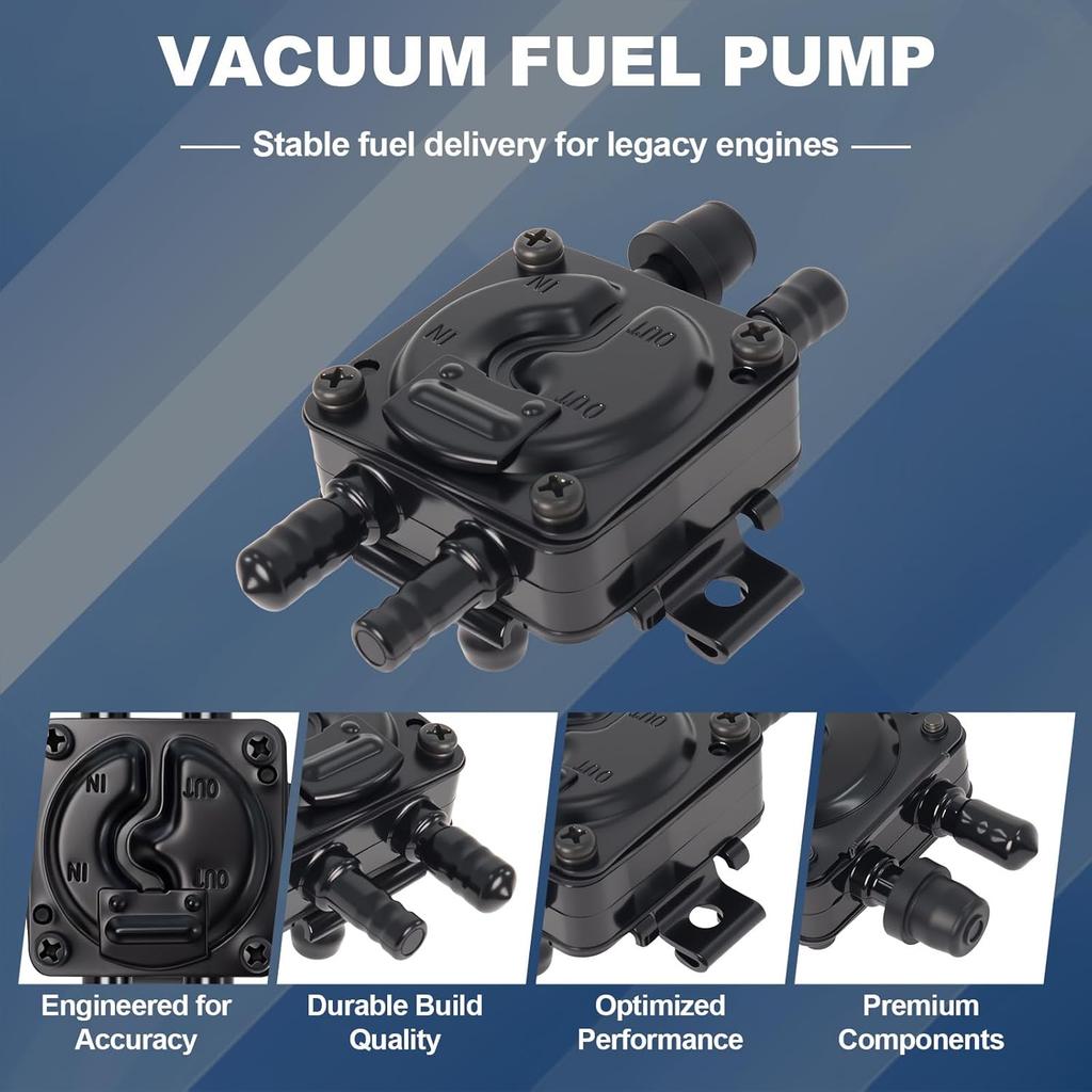 149-2187-01 Vacuum Fuel Pump Compatible with Commins Onan P216G P218G P220 P220G P224G Generaror Welder 149-1982 149-1544 149-2187
