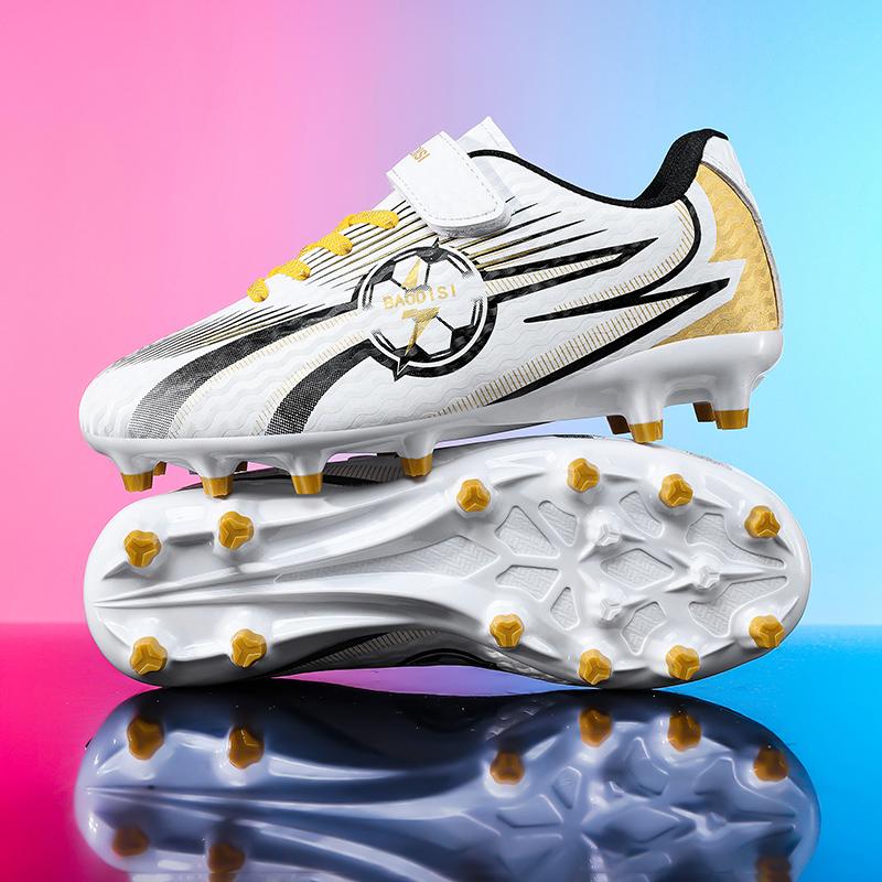 New Kids Professional Football Boots FG Match Grass Soccer Shoes Training Shoes Ultralight Cleats Boys Non-Slip