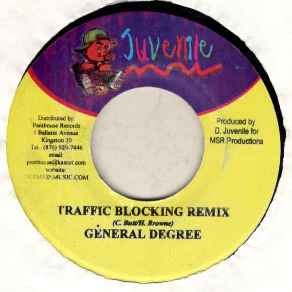 

7inch Record GENERAL DEGREE Traffic Blocking Remix NONE Juvenile Jamaica Reggae Ska Dub Used