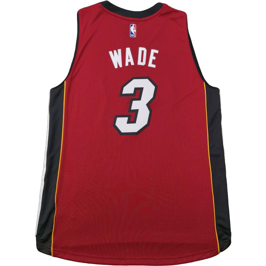 Adidas X NBA Collaboration Miami Heat Dwyane Wade Away Swingman Fan Edition Fashion Comfortable Soft Skin-Friendly Basketball Jersey 7470A-3B6-K9549