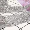 1pc Bling Crystal Rhinestone Ribbon, DIY Self-Adhesive Rhinestone Sticker Ribbon for Wedding Cakes Birthday Crafts Decorations
