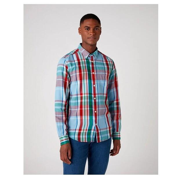 Рубашка Wrangler LS 1PKT BDOWN SHIRT One Size
