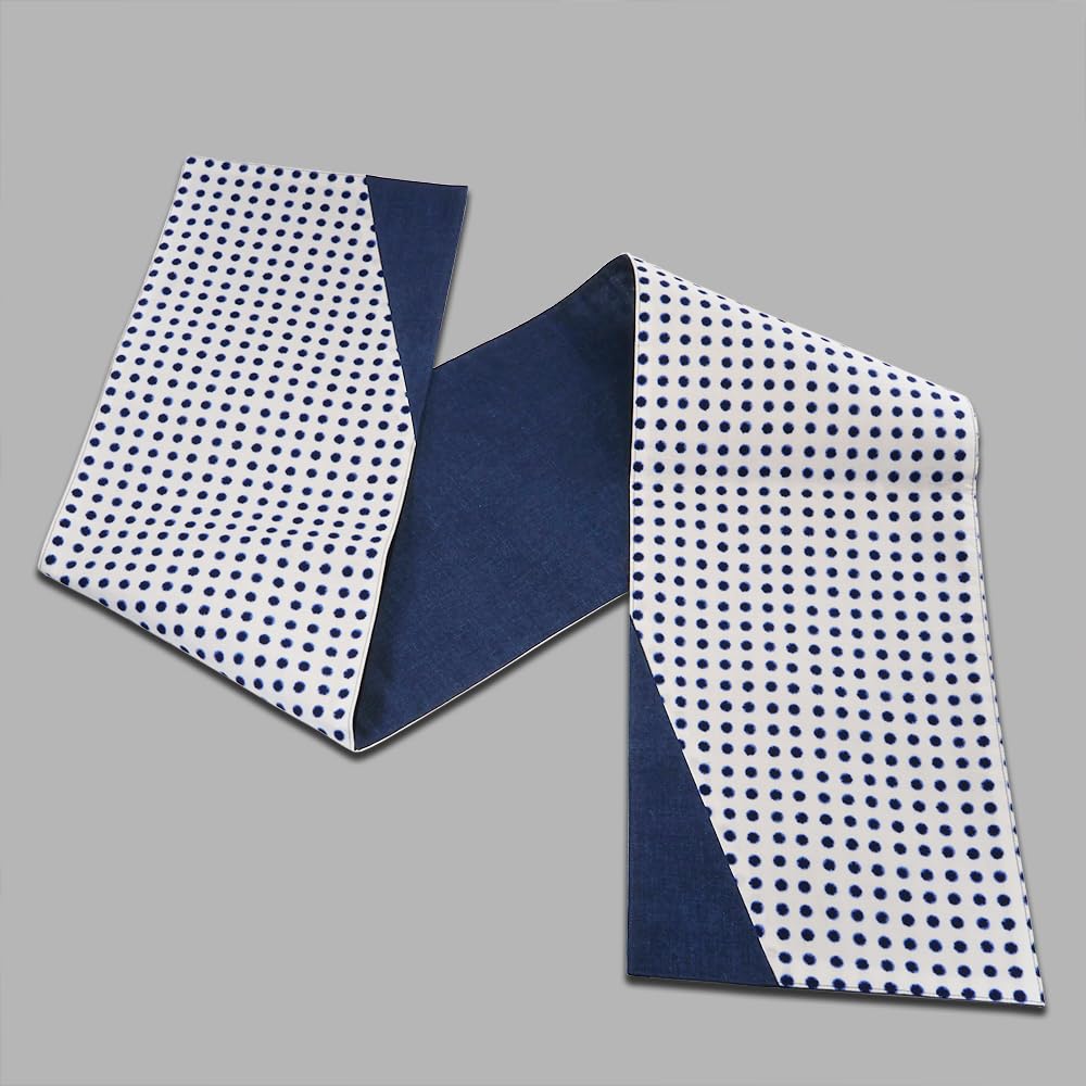 Yamashita Koge Runner Cloth, Shibori (tie-dye) pattern, 100% Cotton, Made in Japan, Yukata-style Table Runner