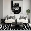 Light Luxury Living Room Carpet Room Large Area of Nordic Wind Sand Tea Table Mat All Shop with Dirt Resistant Floor Mat