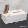 1pc Resin Tissue Box Living Room Desktop Decor Coffee Table Tissue Storage Box Bathroom Decoration Accessories Toilet Utensils
