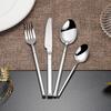 2026 Modern Stainless Steel Cutlery Set: Premium Steak Knife, Fork, and Dessert Spoon for Upscale Restaurants and Hotels.