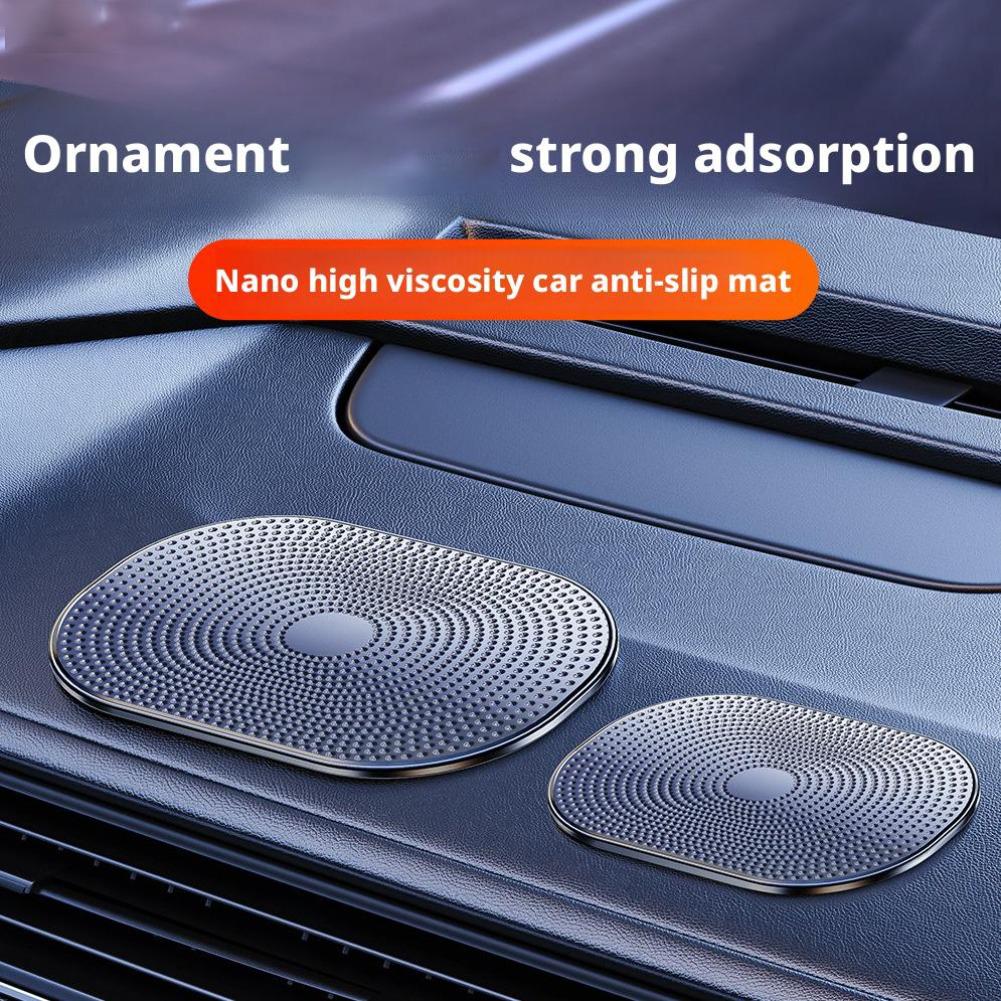 Car Non-Slip Mat Magic Anti-Slip Slide-Proof Pad Dashboard Sticky Dash Adhesive Cell Phone Mobile Holder Black Silicone