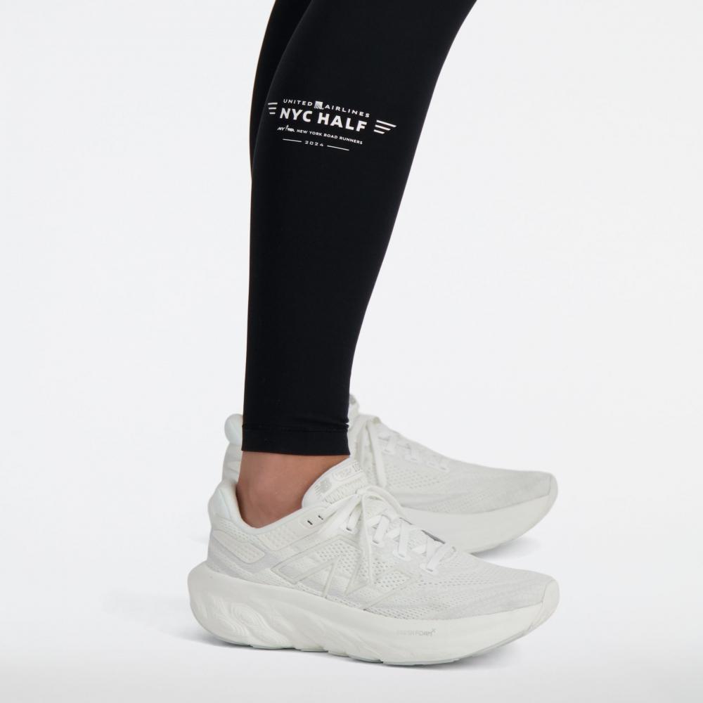 New Balance United Airlines NYC Half NB Sleek Pocket High Rise Legging 27  WP41275CBK
