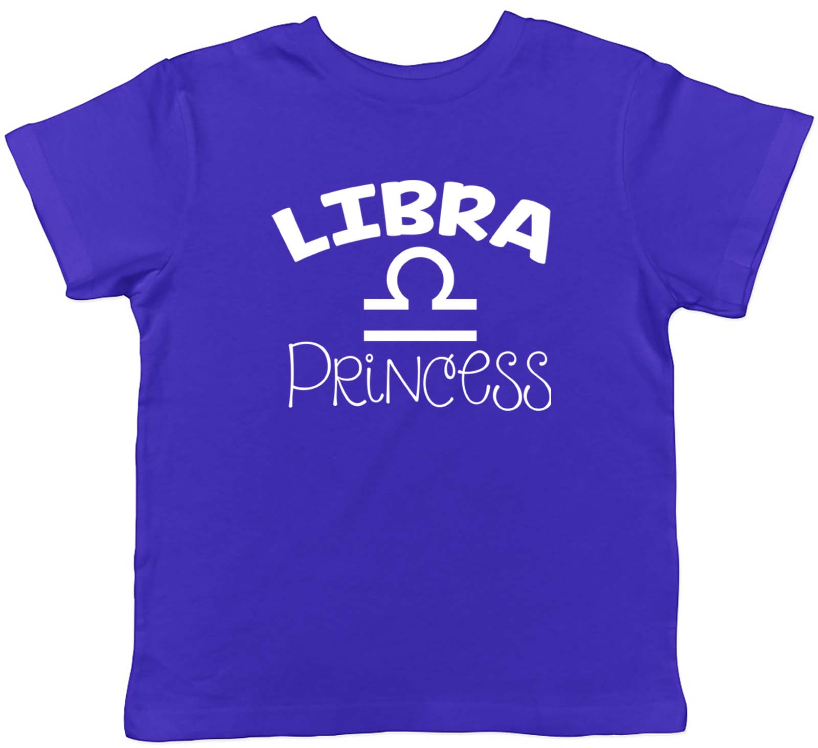 

Libra Zodiac Princess Childrens Kids T-Shirt Boys Girls 110