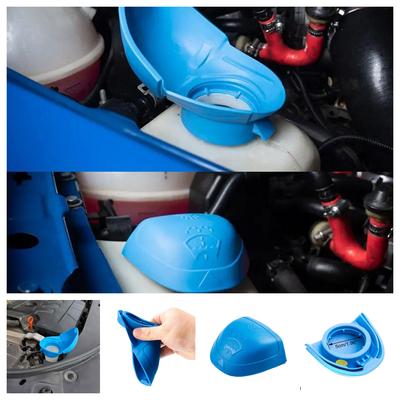1 tapón de depósito de líquido lavaparabrisas universal para coche, tapa de botella para coche, embudo
