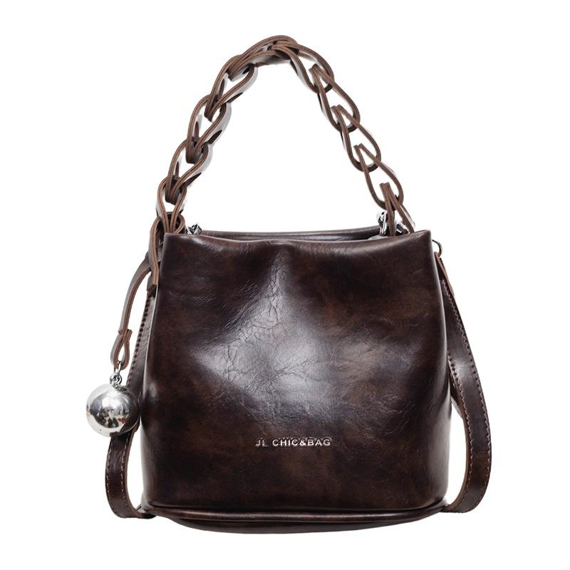 Bucket Bag with Premium Texture, Versatile and Suitable for All Occasions, Single Shoulder Crossbody Bag