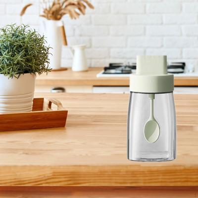 Gewürzspender-Set aus klarem Glas für die Küchenorganisation