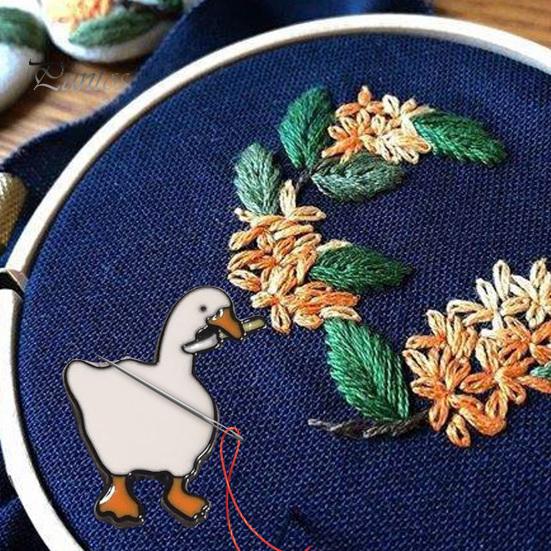 1 buc/ 2 buc Gâscă Needle Minder Needlework Essential Cusut Ac Clip Suport magnetic pentru ac pentru cusut broderie cu punct de cruce