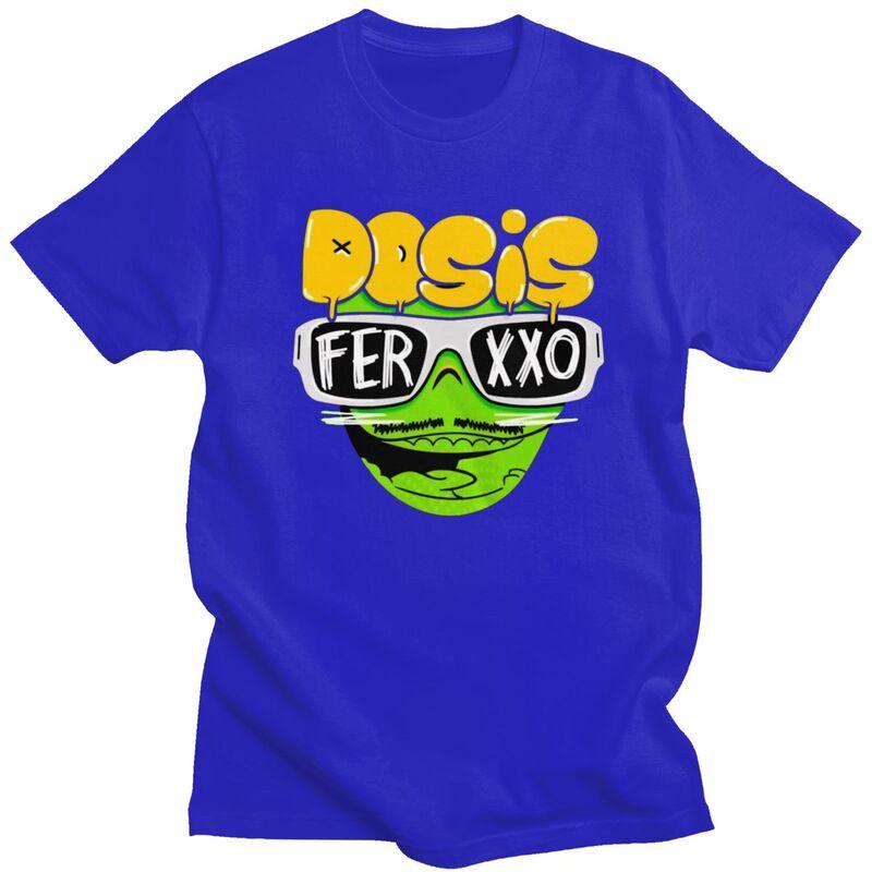Custom Classic Pop Singer Feid Ferxxo T Shirts Men Short Sleeve Tshirts Streetwear Tee Slim Fit Tshirts Merch