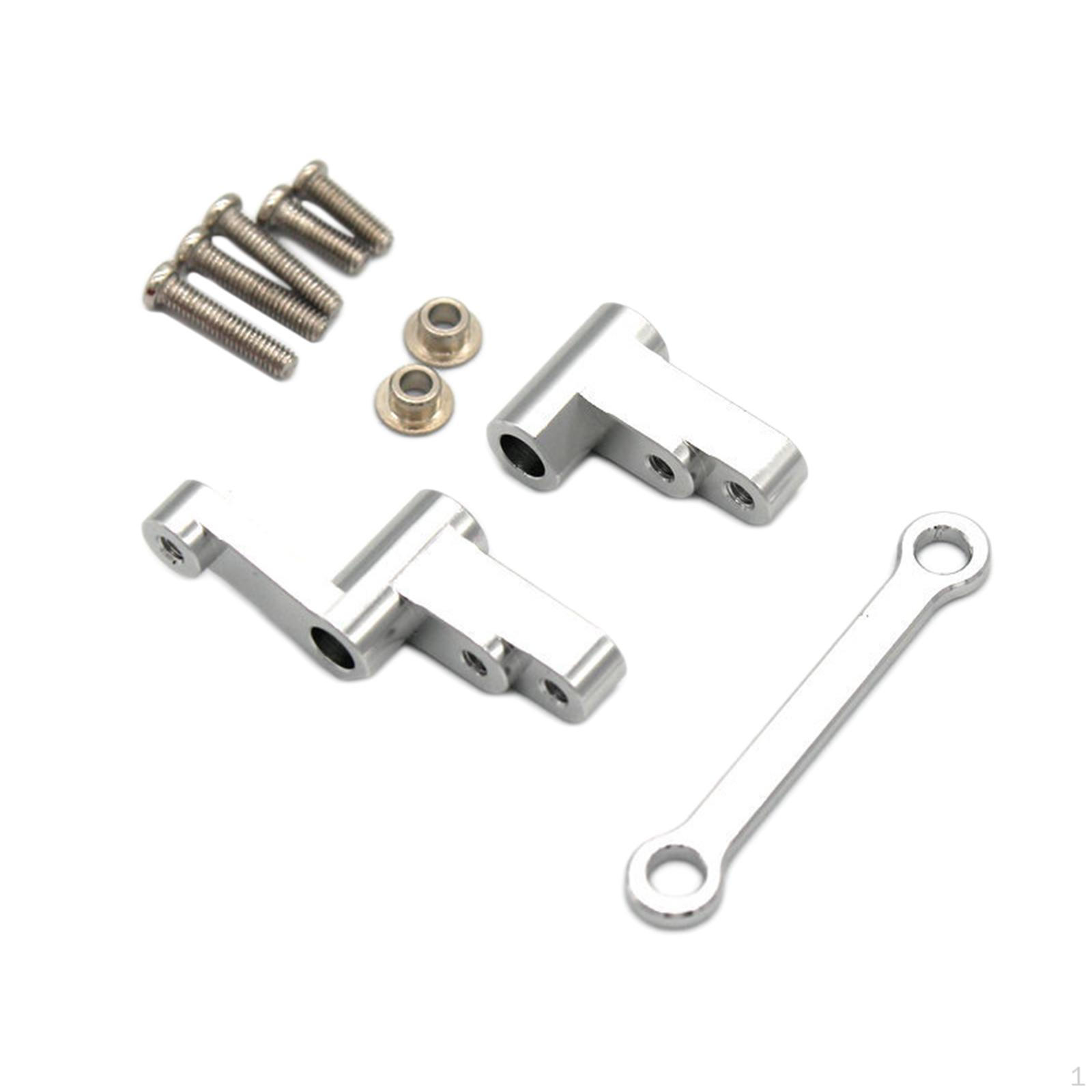 

Набори рульового управління для радіокерованої машини, Запасні частини, Професійний алюмінієвий сплав для 1:14 Масштаб 14301 14302 Argent