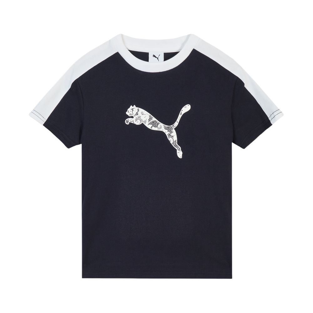 Puma Lace Ss T7 Slim Fit Sports Pullover T-Shirt Women tops 638460-16 L