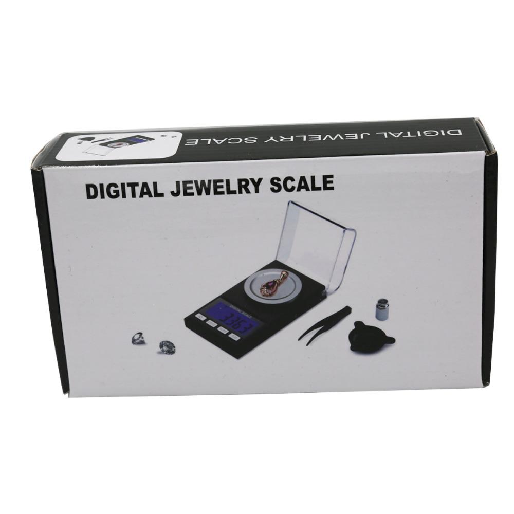 Digital High Precision Jewelry Scale 50g 0.001g LCD Display Electronic Pocket Weight Diomand Balance Scales
