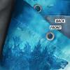 1Pc Monster In Mist Pattern Printed Shower Curtain, With 12 Hooks, Suitable For Bathroom Showers, Bathtub, Home Use