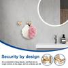 4Pcs Towel Ring Toilet Paper Holder Stainless Steel Bathroom Hardware Set Wall Mount Hand Towel Hanger for Home Bedroom